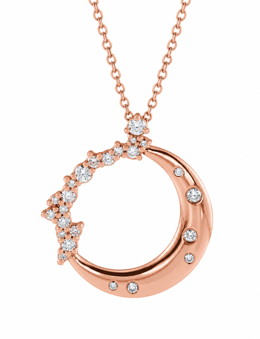 14K Moonlit Necklace