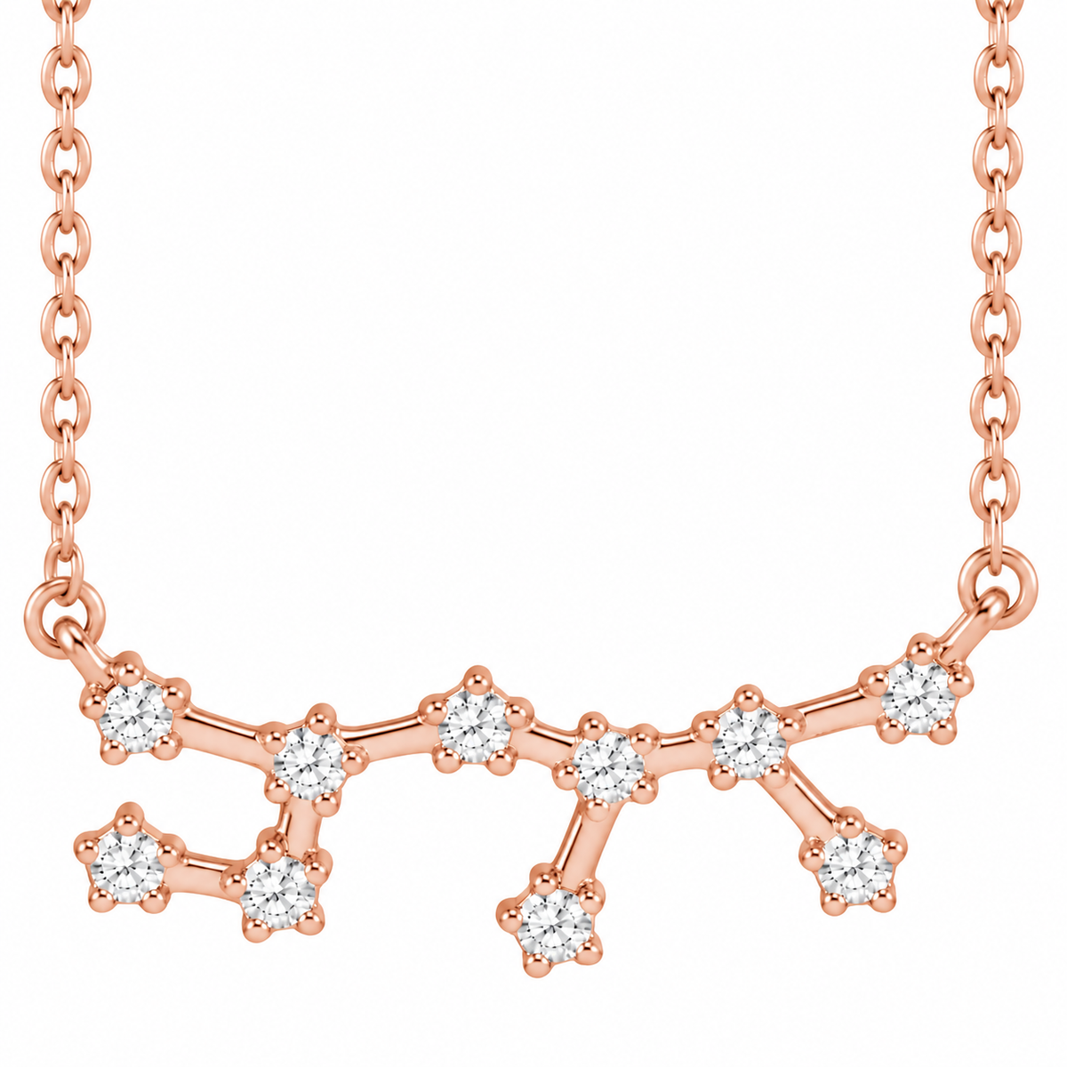 14K Diamond Constellation Necklace