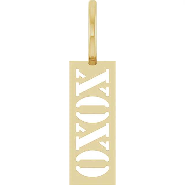 14K XOXO Charm / Pendant