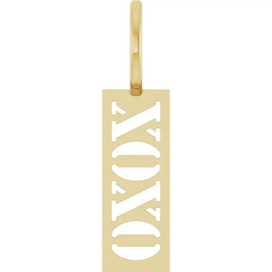 14K XOXO Charm / Pendant