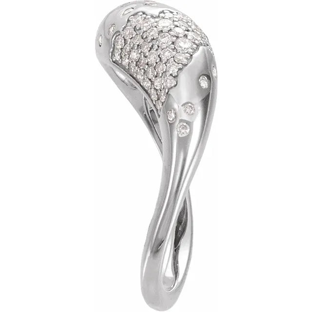 14K Scarlett Pave Style Ring