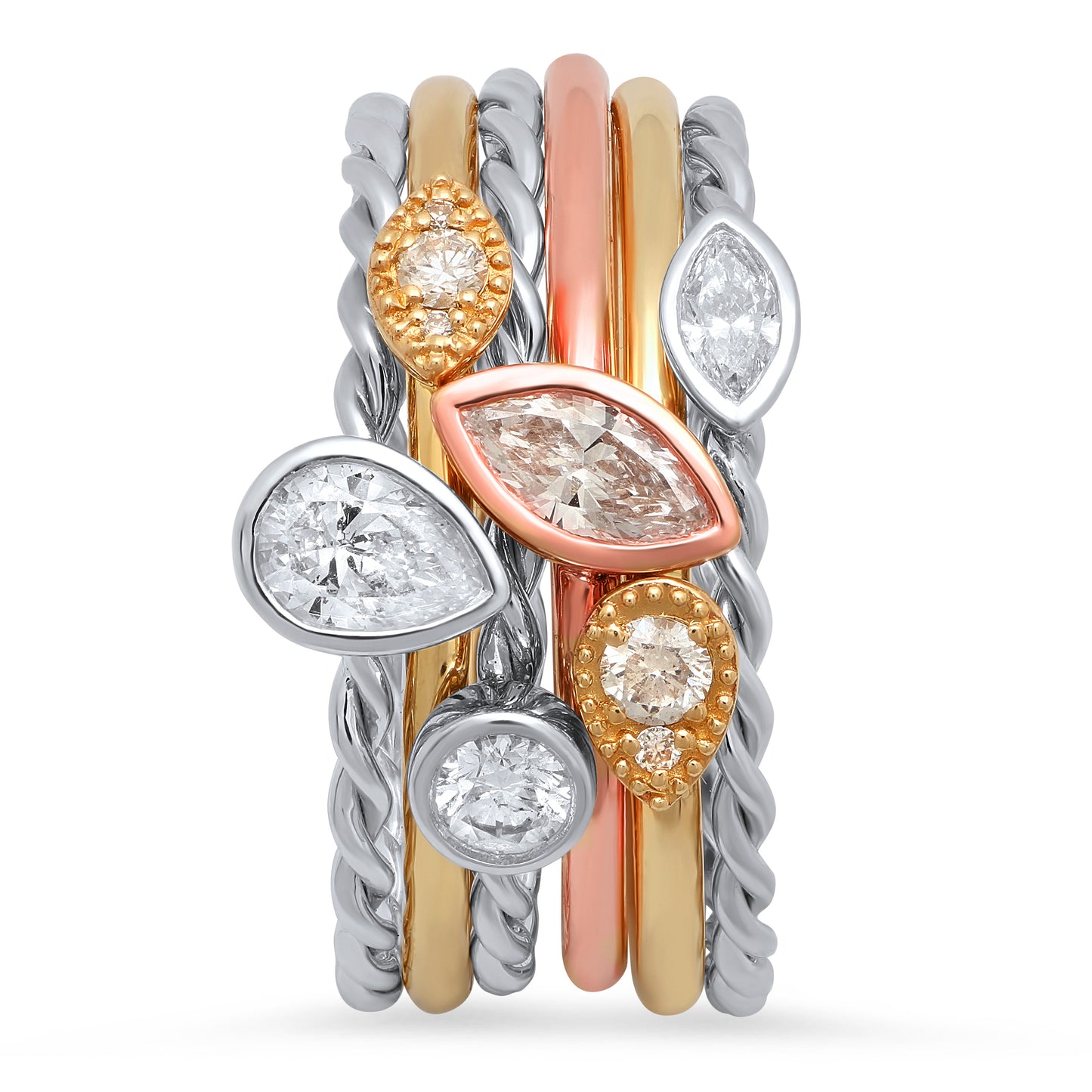 TWISTED ROUND STACKER
