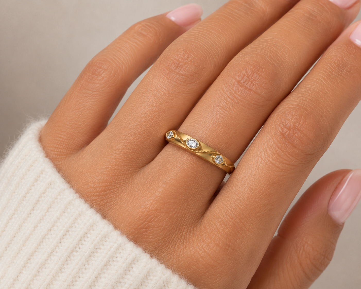 MARQUISE ETERNITY RING