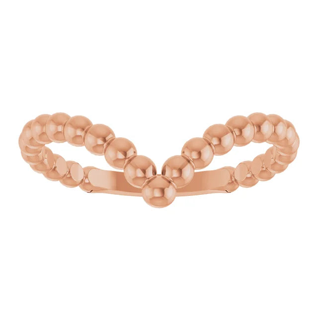 14K Golden Bubble Stackable Ring