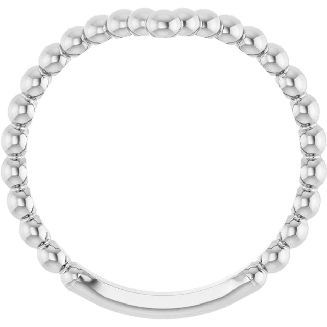 14K Golden Bubble Stackable Ring