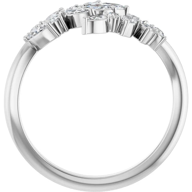14K Marquise Bypass Ring