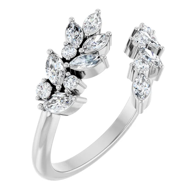 14K Marquise Bypass Ring