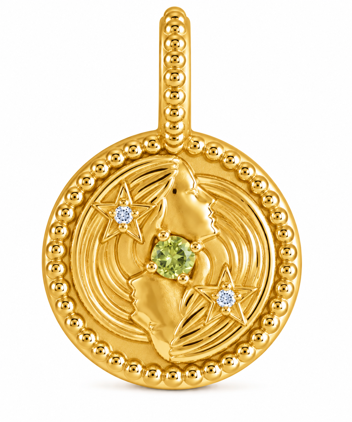 14K Zodiac Charm Pendant Necklace