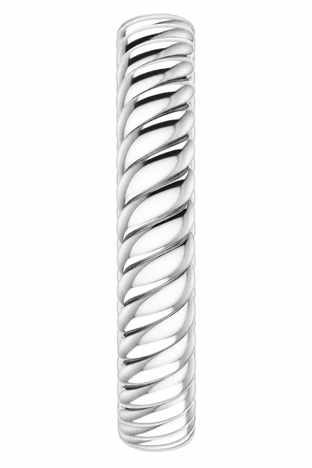 14K Twisted Rope Gold Band