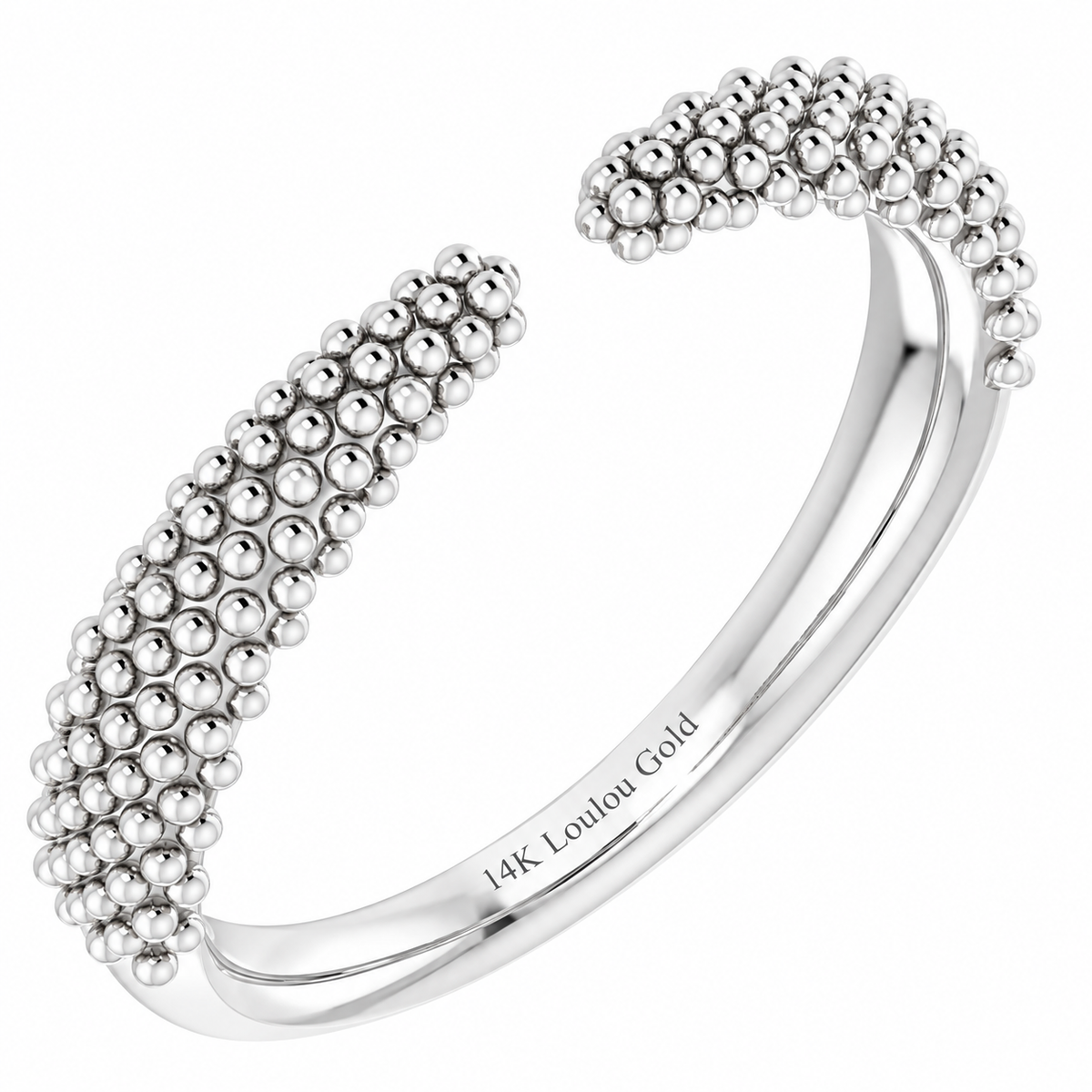 14K Bubble Claw Ring