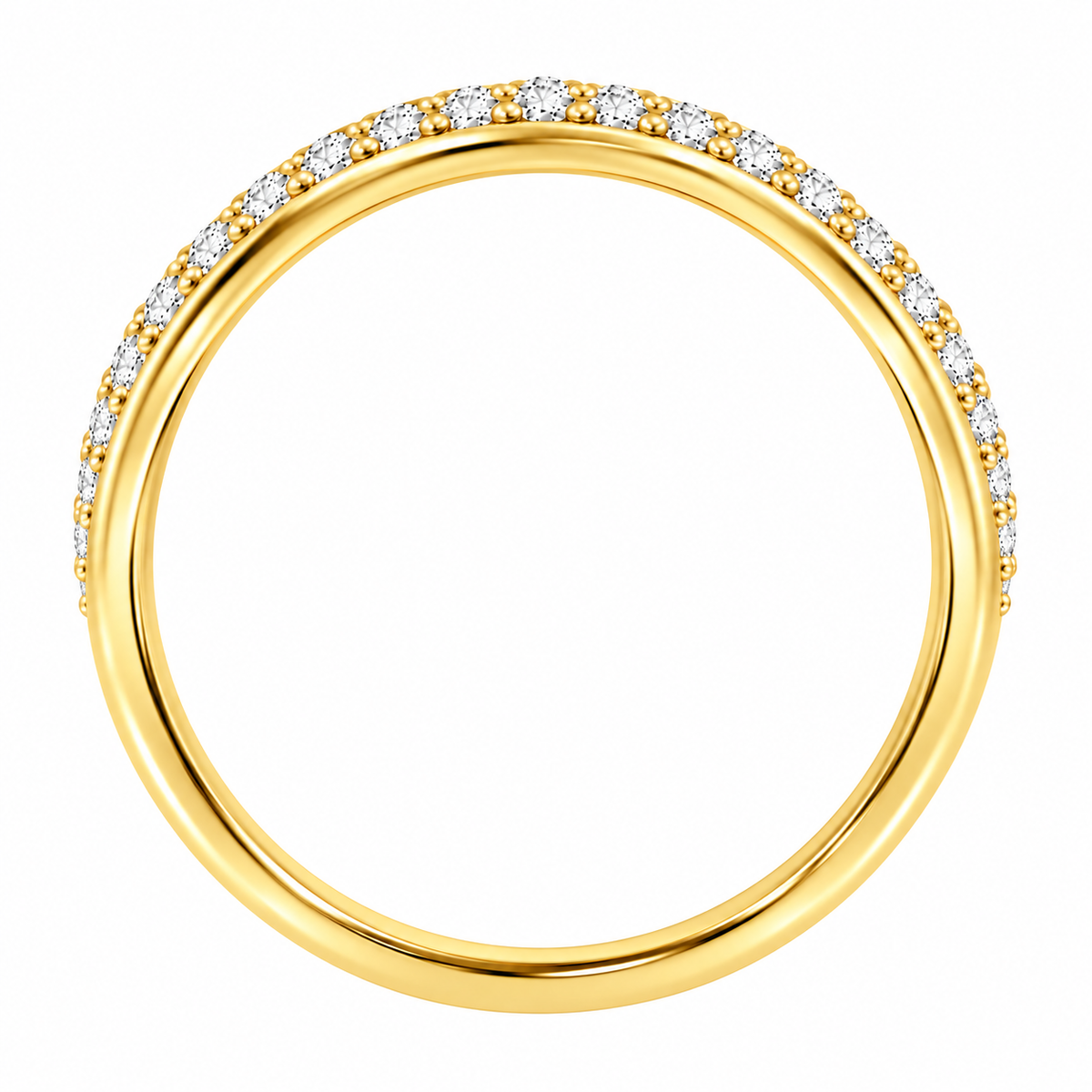 14K Embrace Bypass Diamond Ring