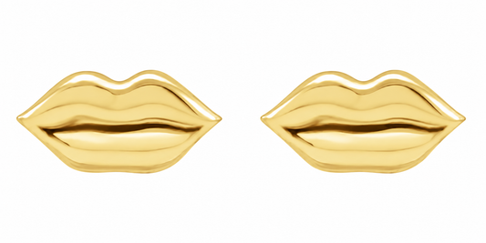 14K Gold Lip Earring