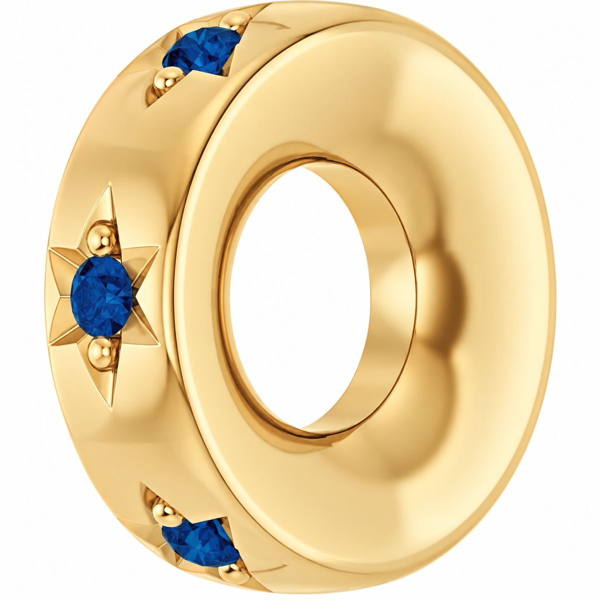 14K Stackable Sapphire Space Charm