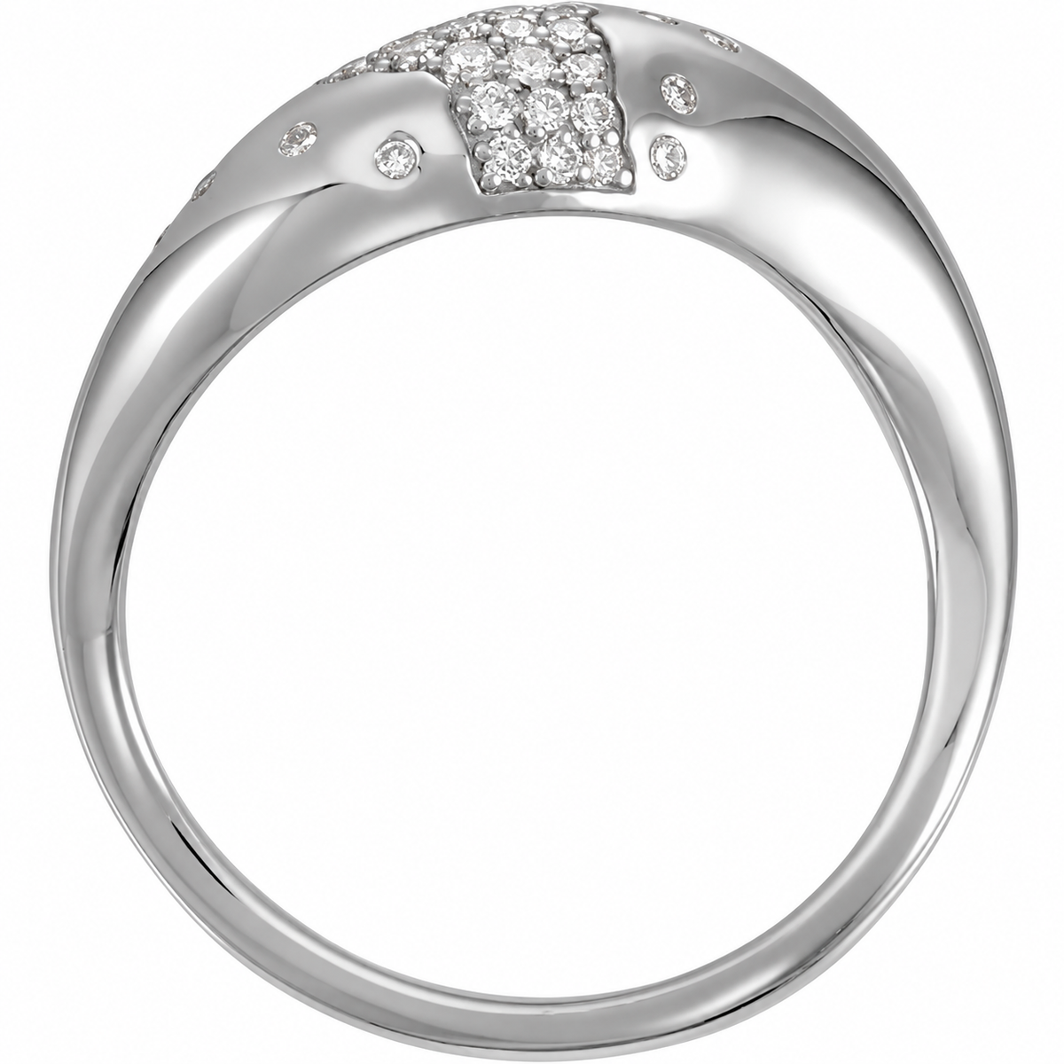 14K Scarlett Pave Style Ring