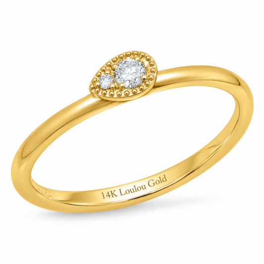 14K Mini Pear Stacker