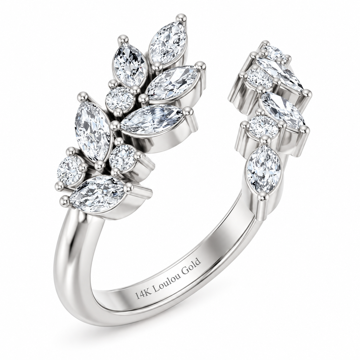 14K Marquise Bypass Ring