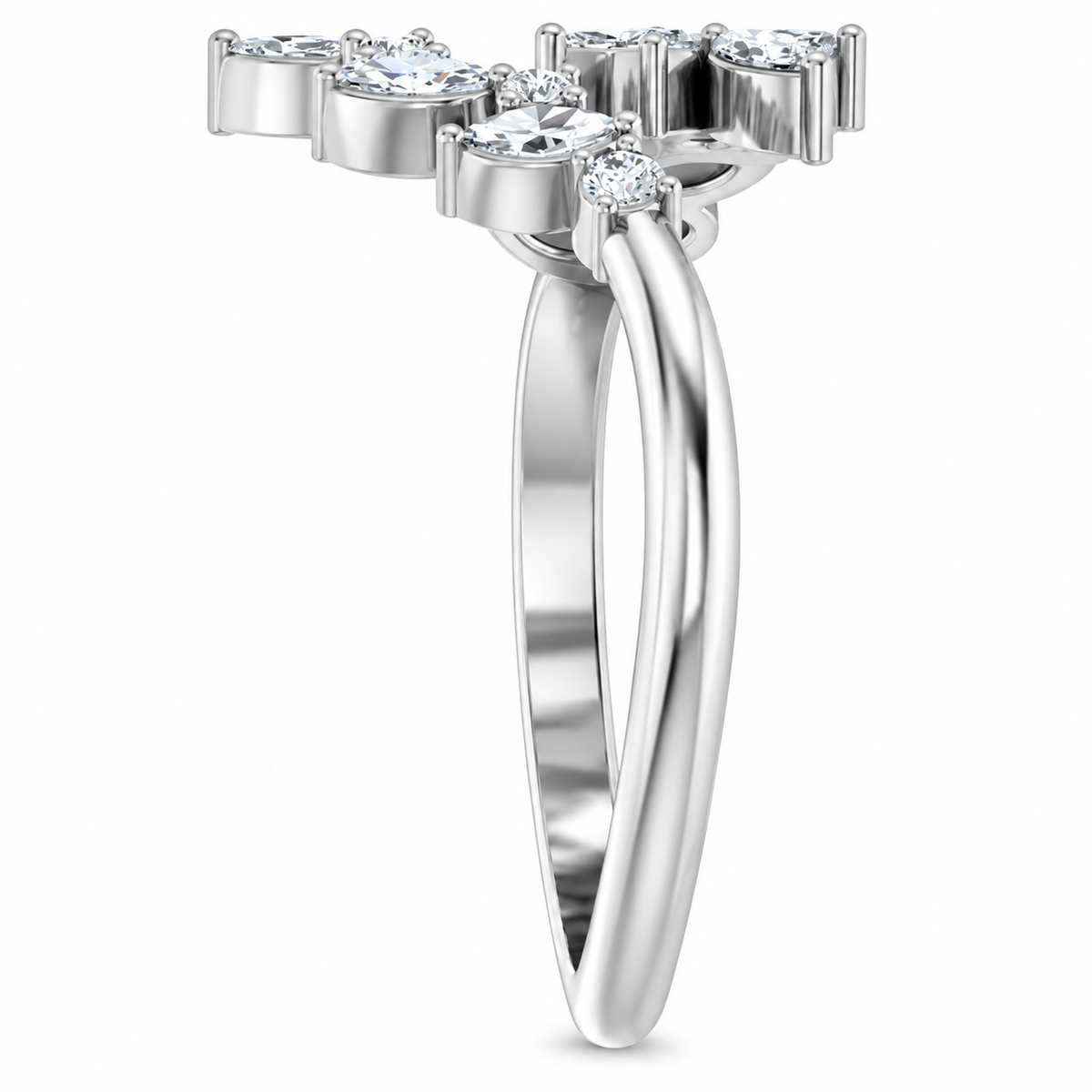 14K Marquise Bypass Ring