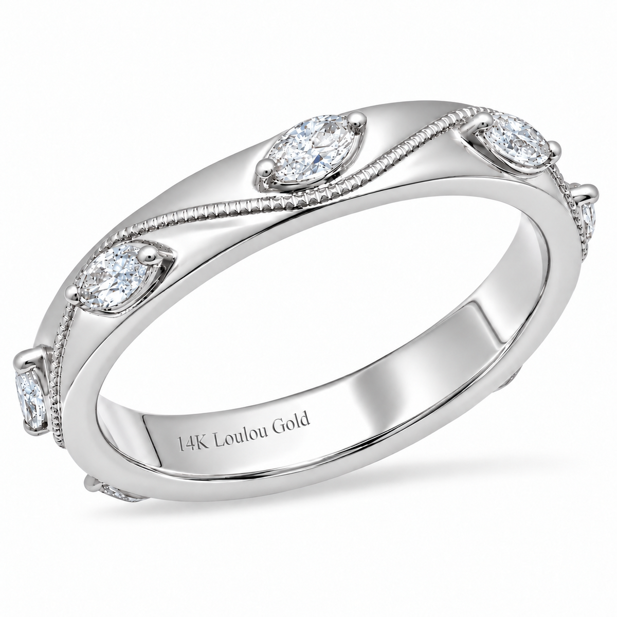 14K Marquise Eternity Ring