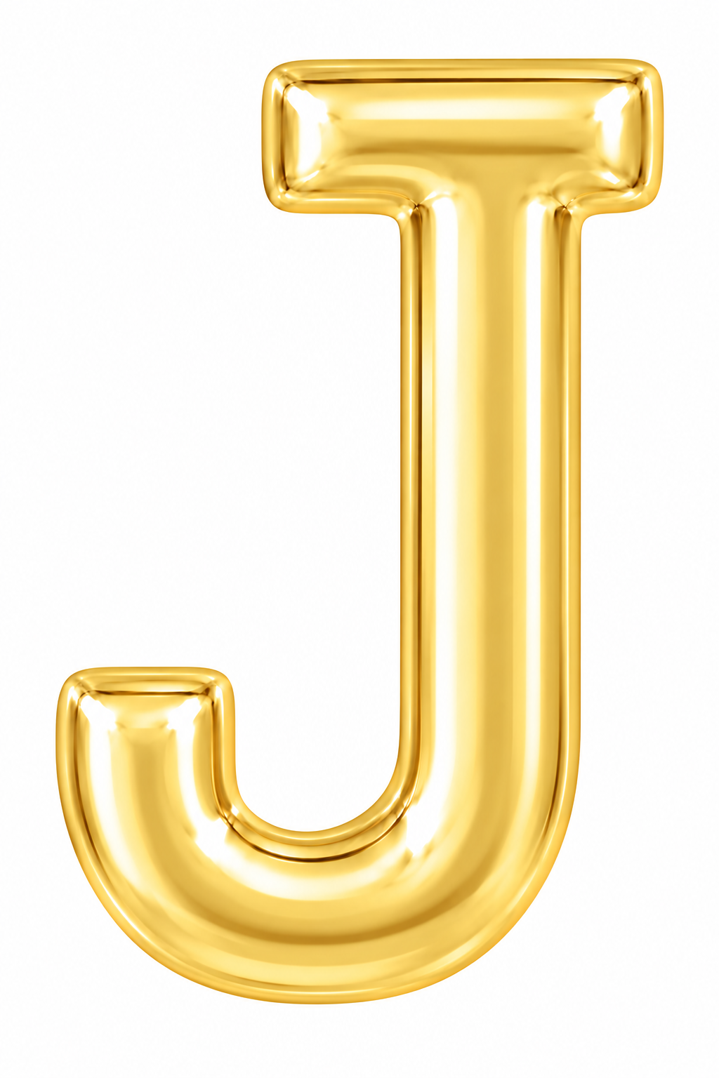 14K Initial Stud Earring
