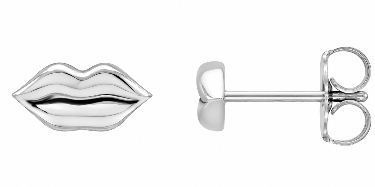 14K Gold Lip Earring