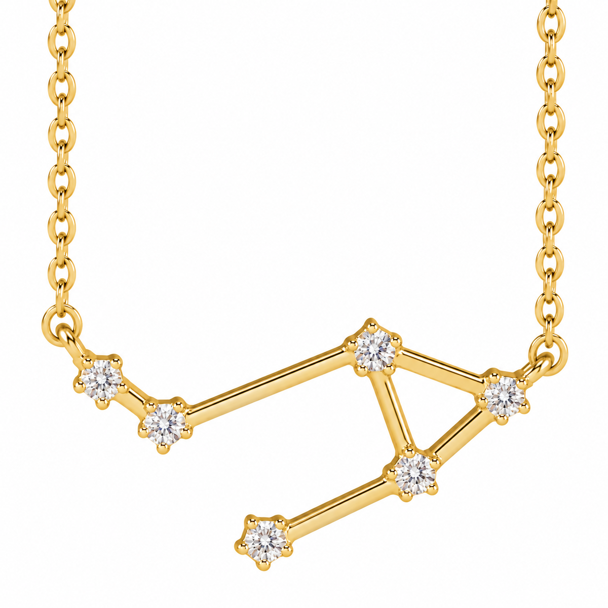 14K Diamond Constellation Necklace