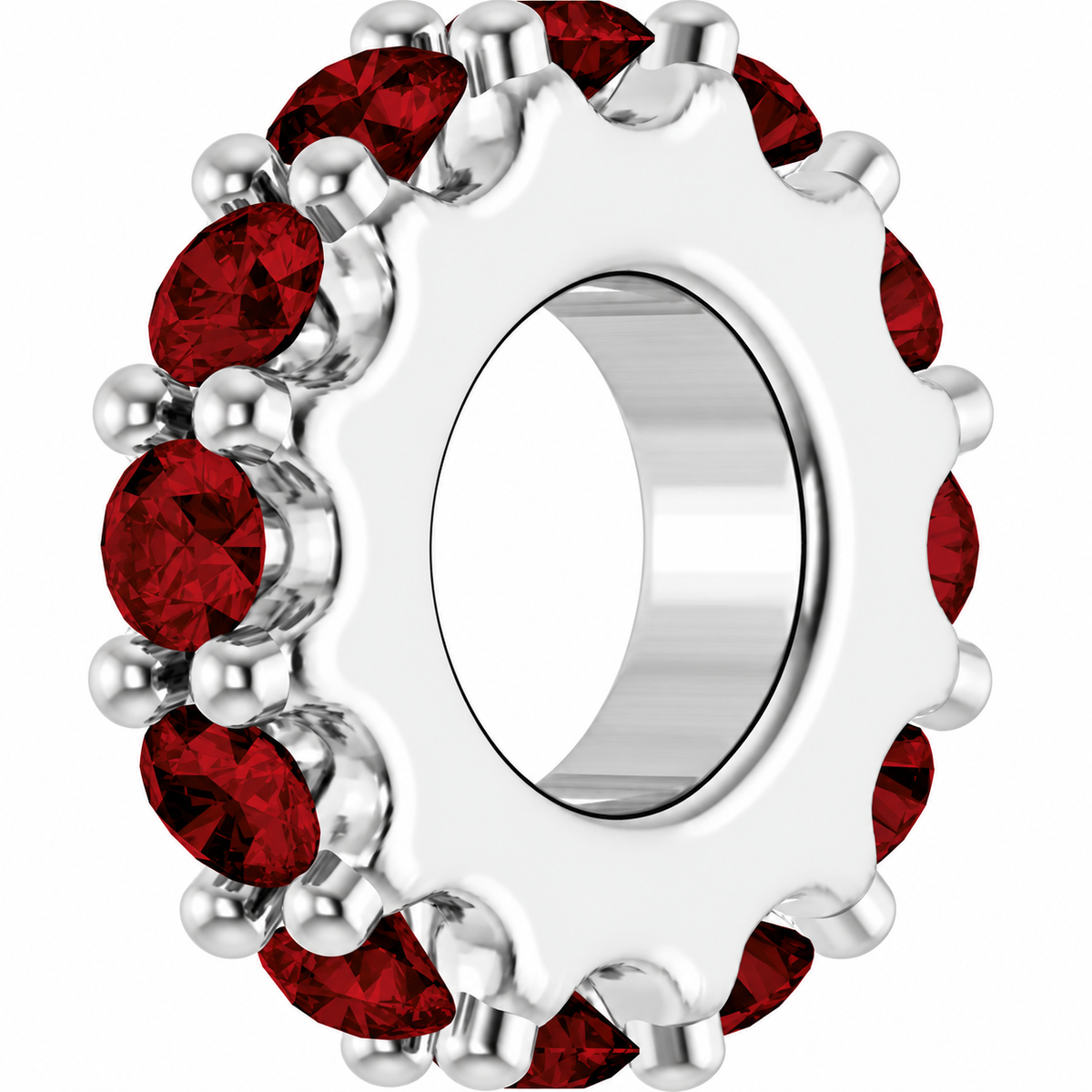 14K Stackable Birthstone Spacer Charm