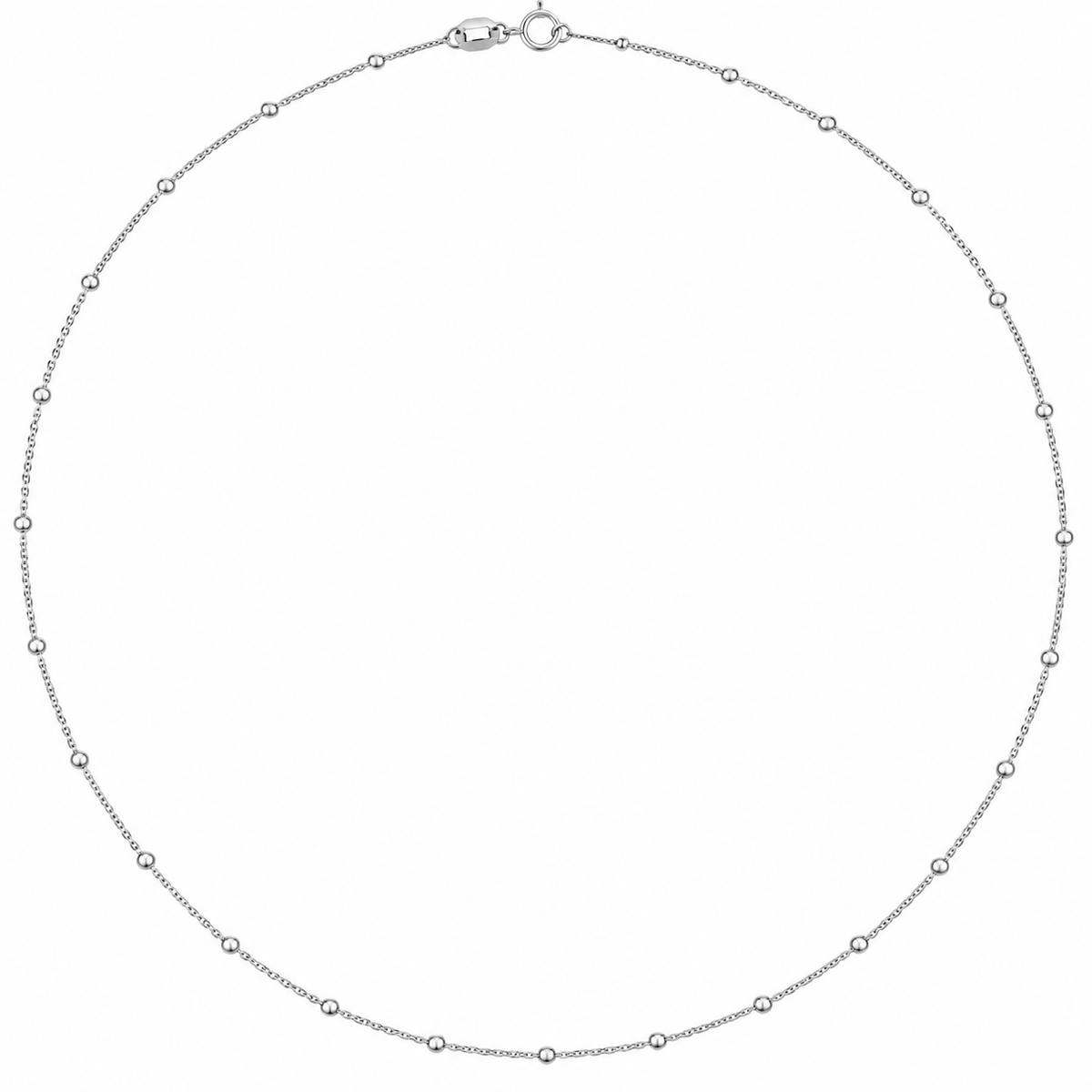 14K Beaded Curb Chain