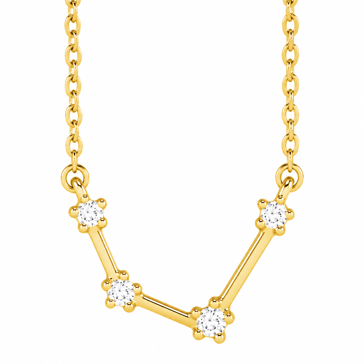 14K Diamond Constellation Necklace