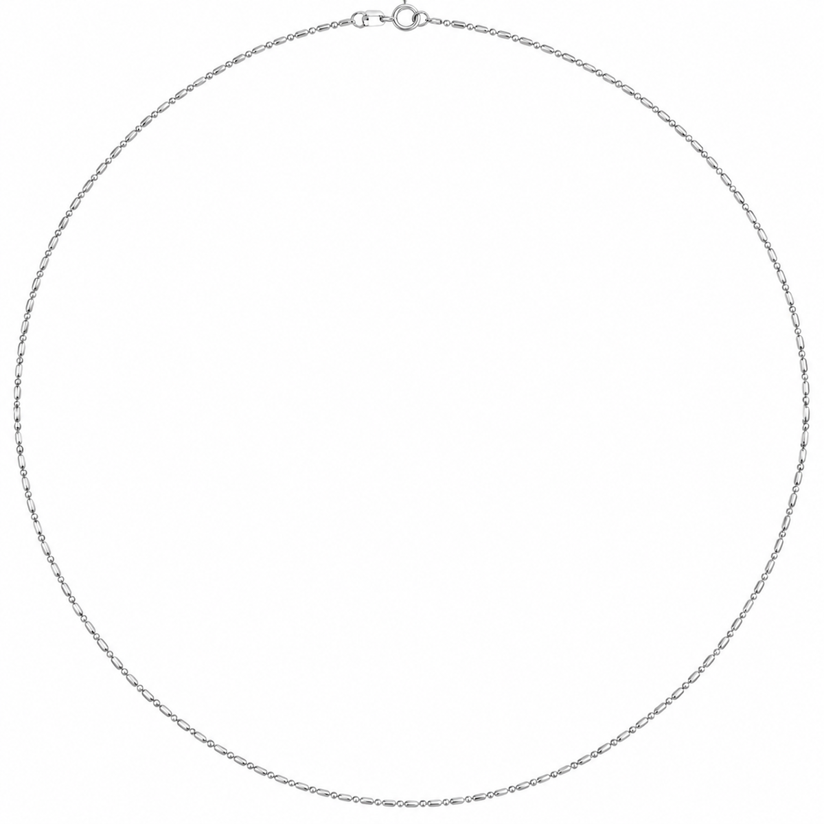 14K Diamond Cut Bead  Chain Bracelet
