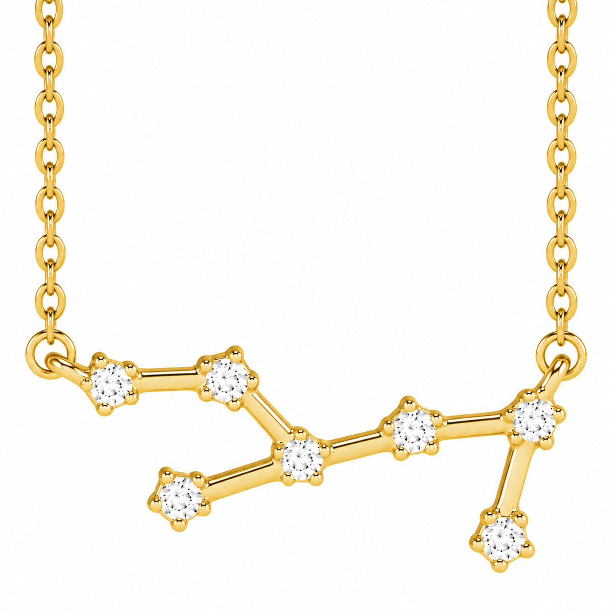 14K Diamond Constellation Necklace