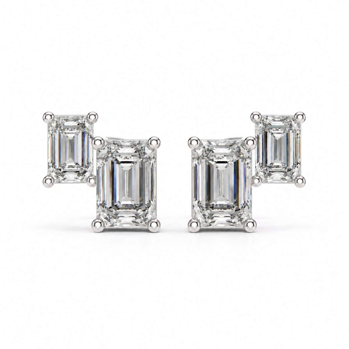 14K Celeste Diamond Stud Earrings