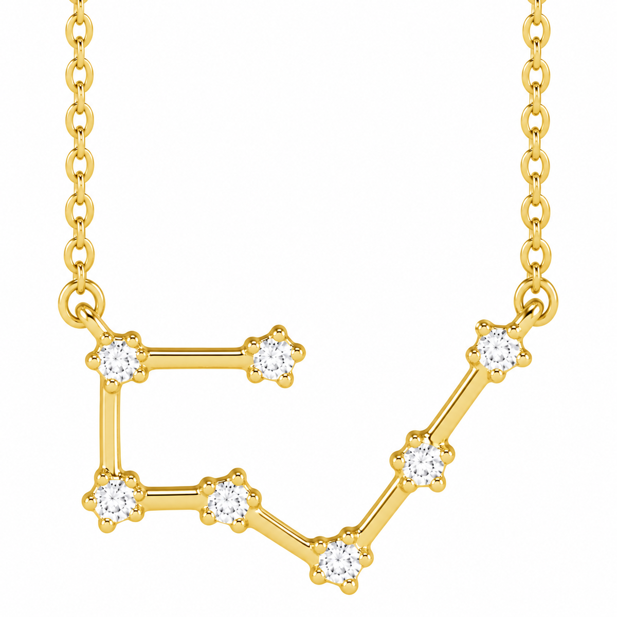 14K Diamond Constellation Necklace