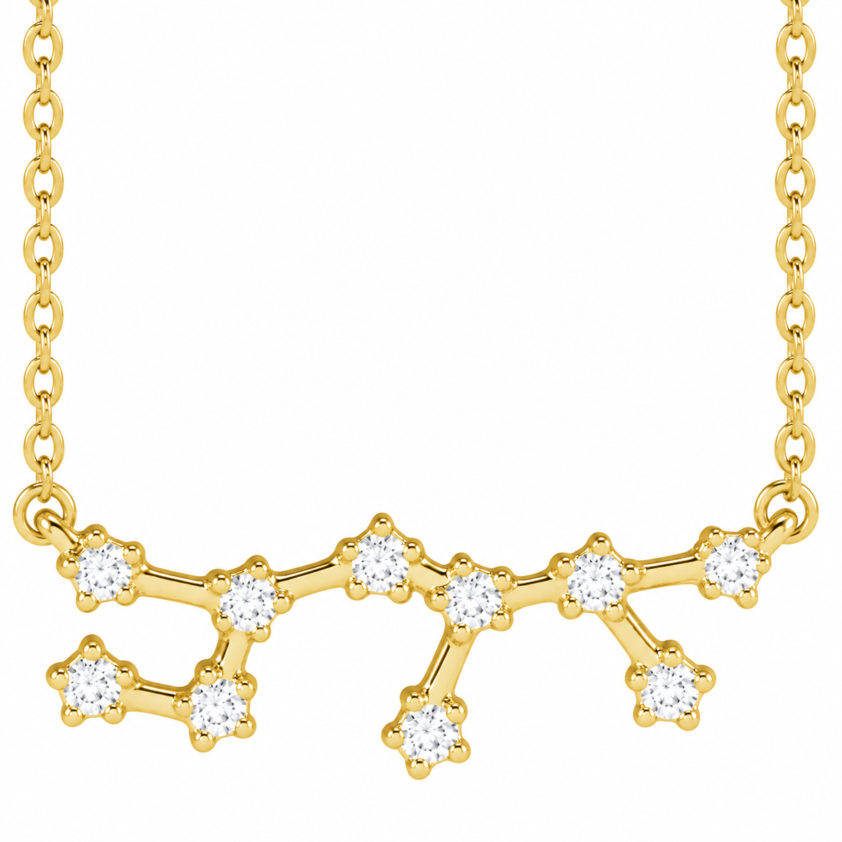 14K Diamond Constellation Necklace