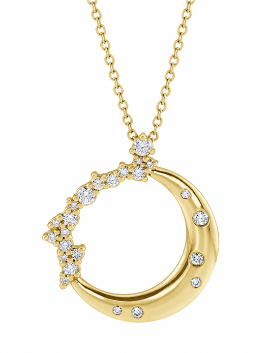 14K Moonlit Necklace