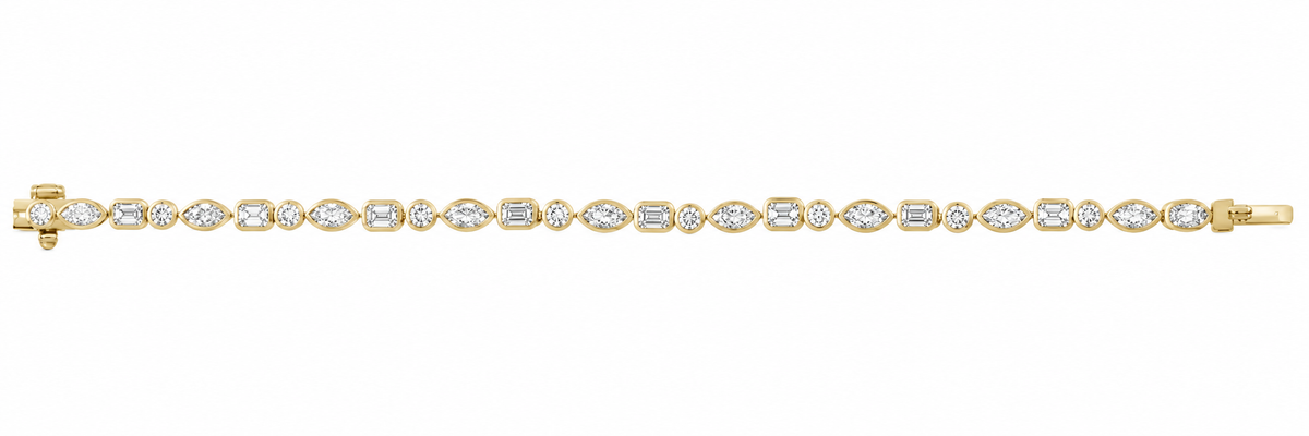 14K Dancing Diamond Bracelet