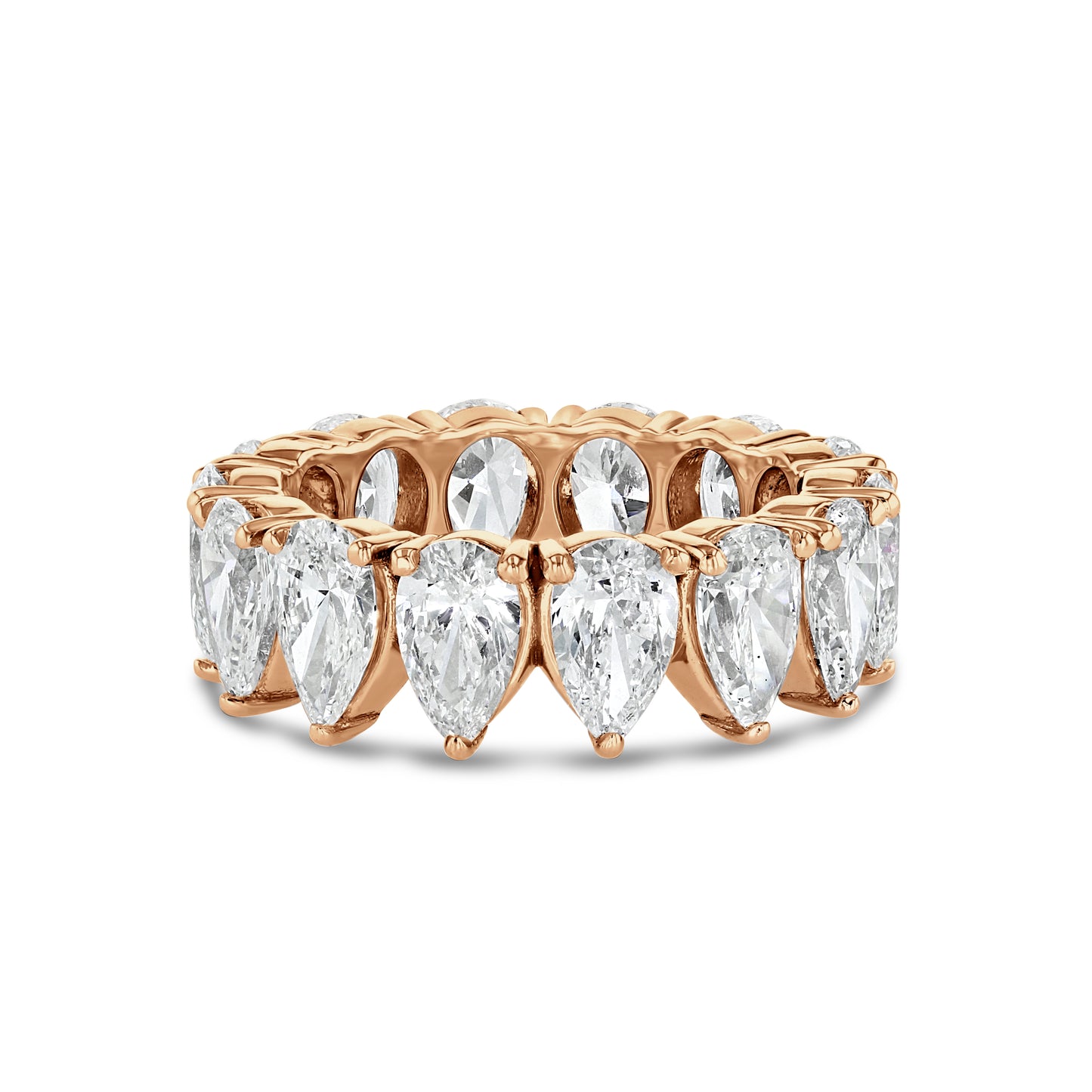 14K Pear Eternity Ring
