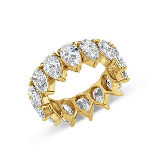 14K Pear Eternity Ring