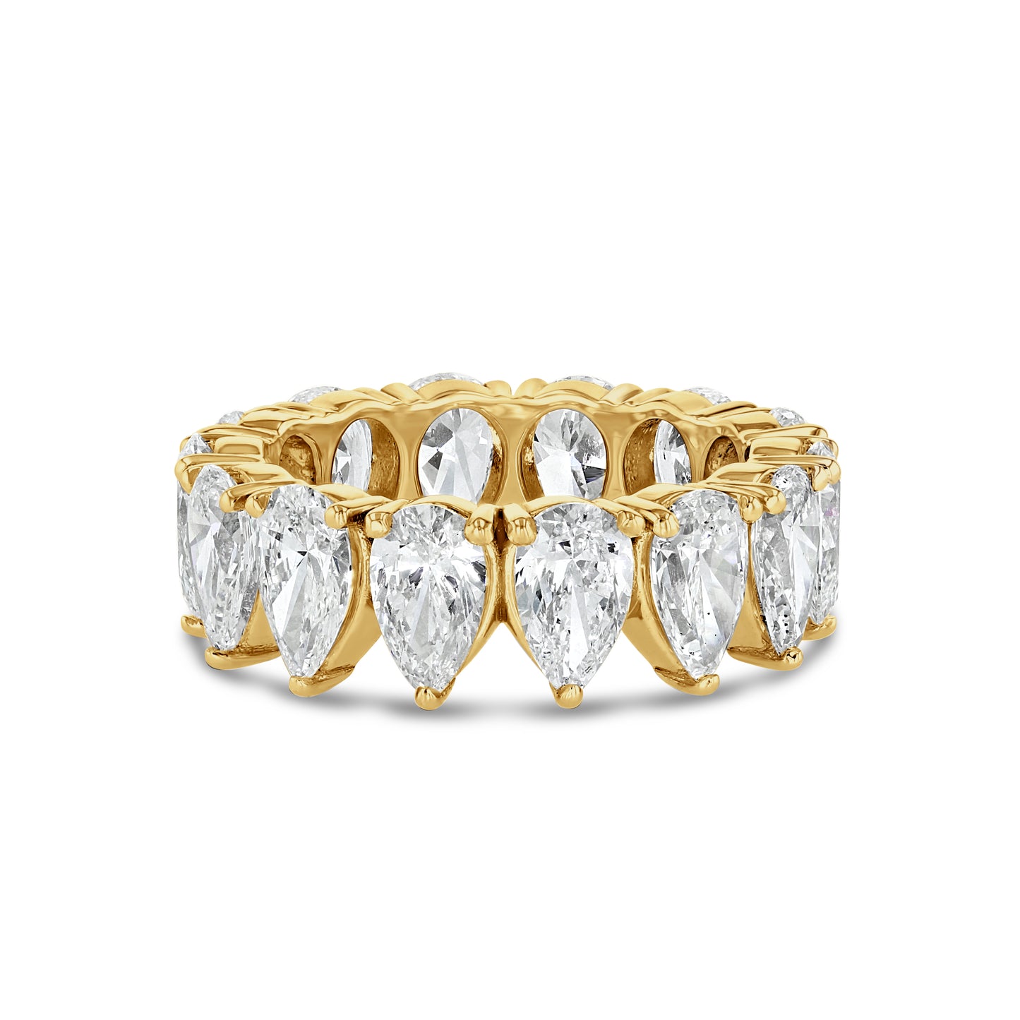 14K Pear Eternity Ring