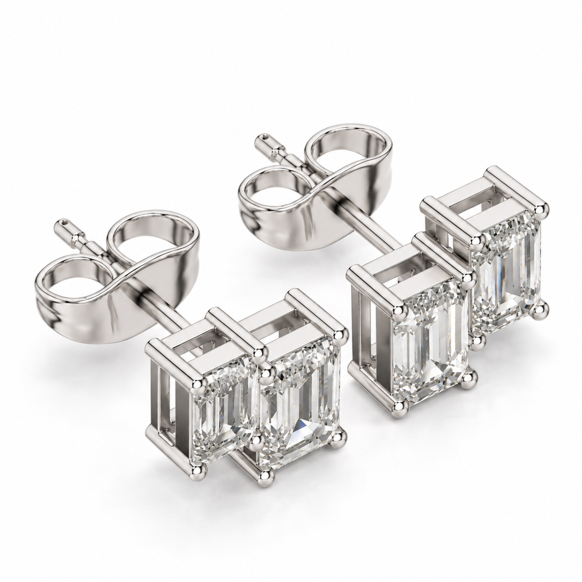 14K Celeste Diamond Stud Earrings