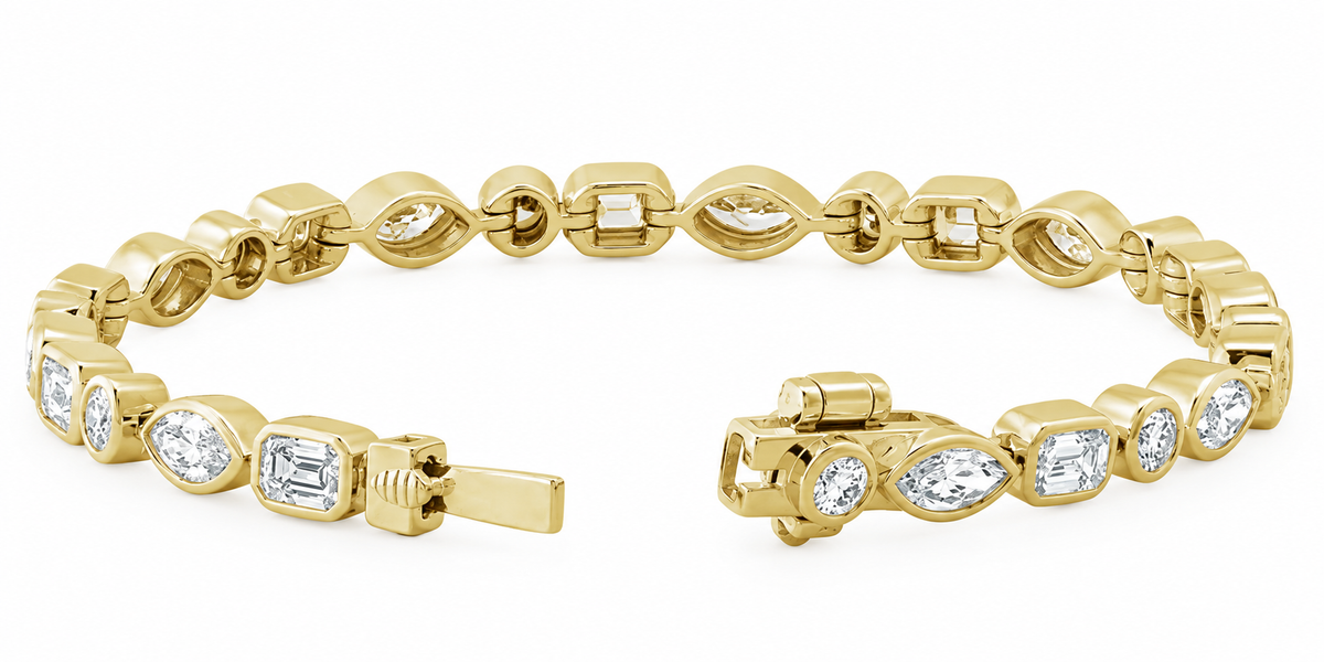 14K Dancing Diamond Bracelet