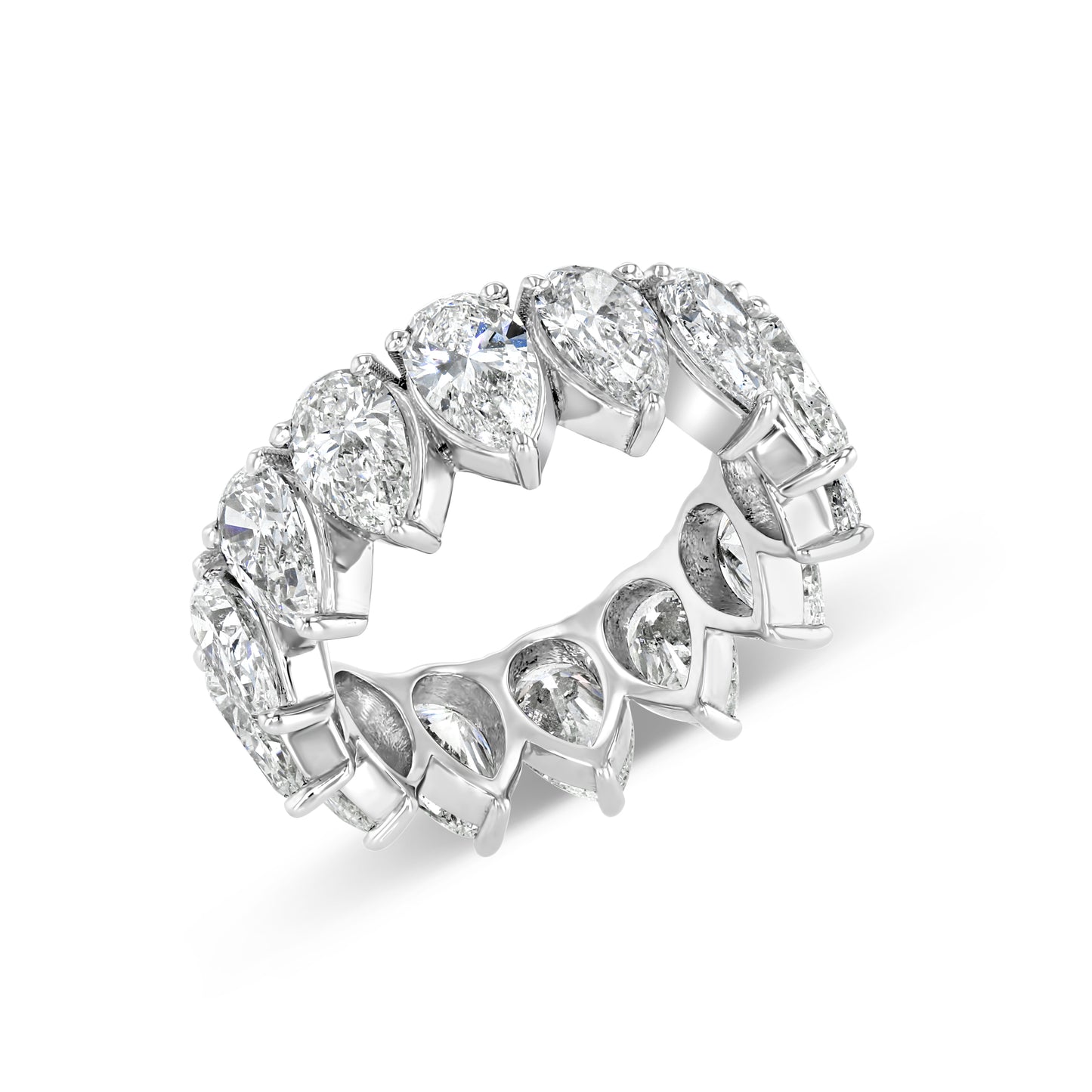 14K Pear Eternity Ring