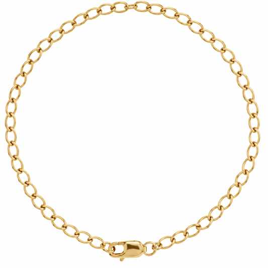 14K Cable Chain Bracelet