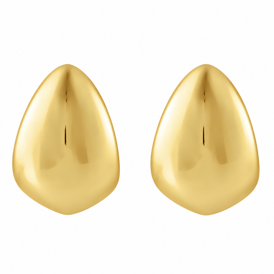 14k Yellow Gold Teardrop Earrings