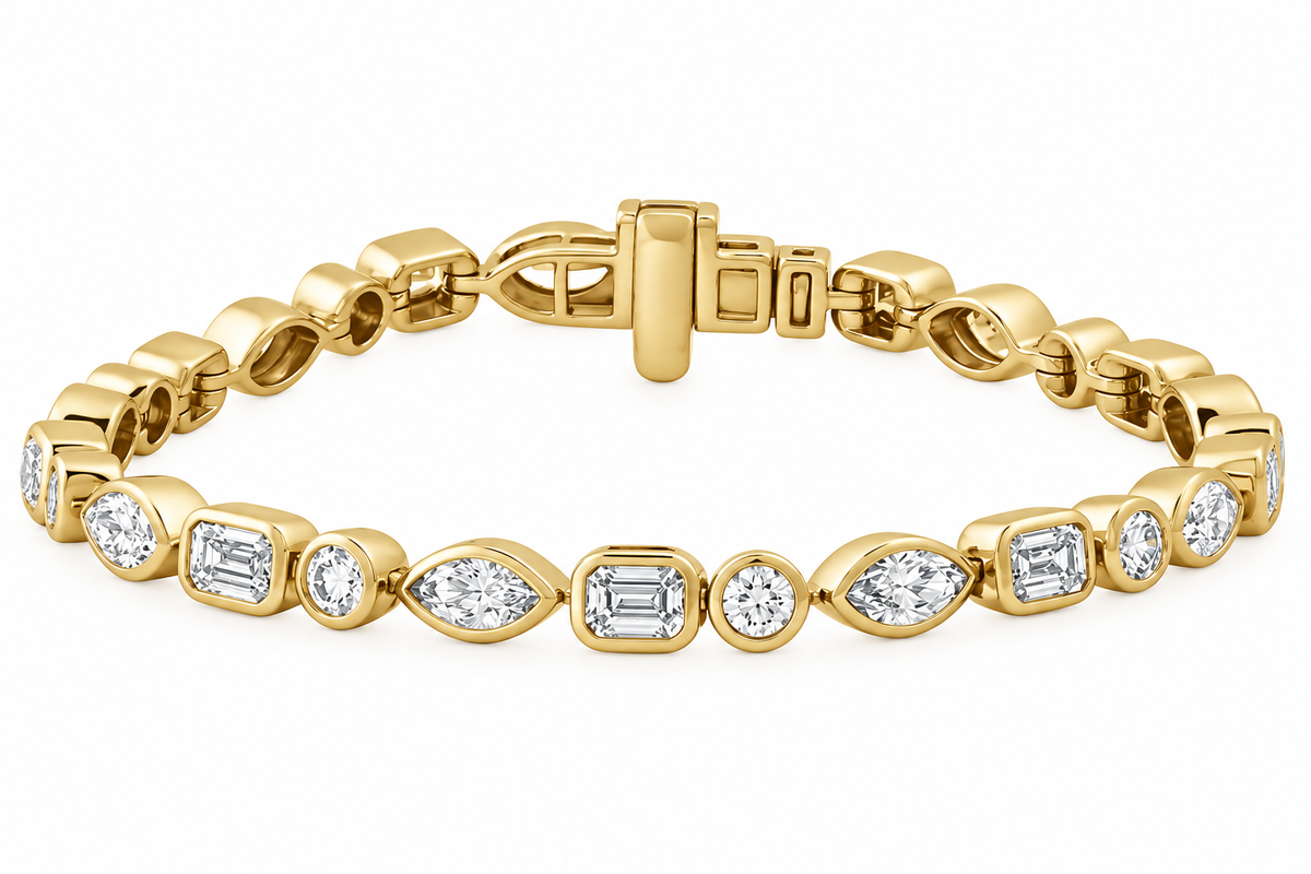 14K Dancing Diamond Bracelet