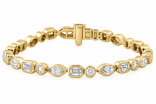 14K Dancing Diamond Bracelet
