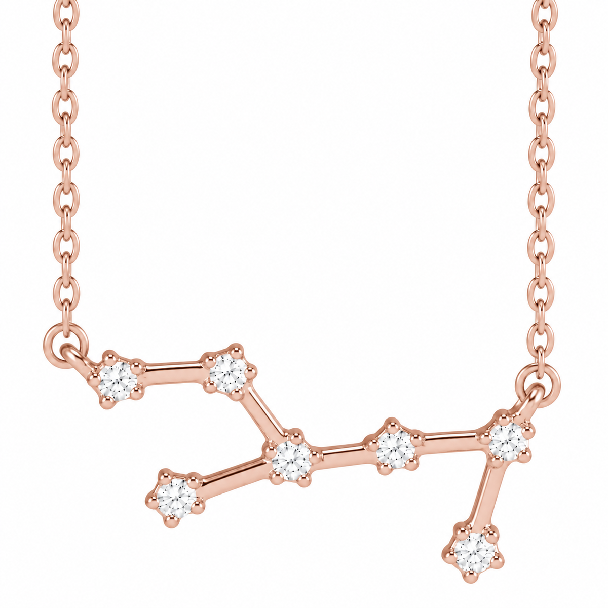 14K Diamond Constellation Necklace
