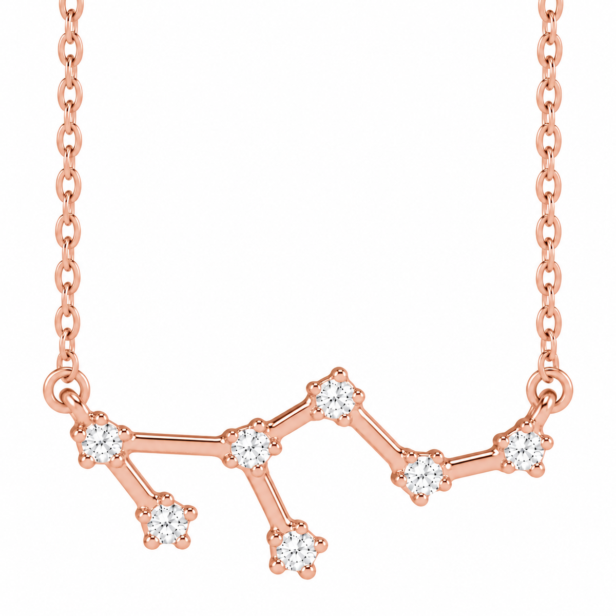 14K Diamond Constellation Necklace