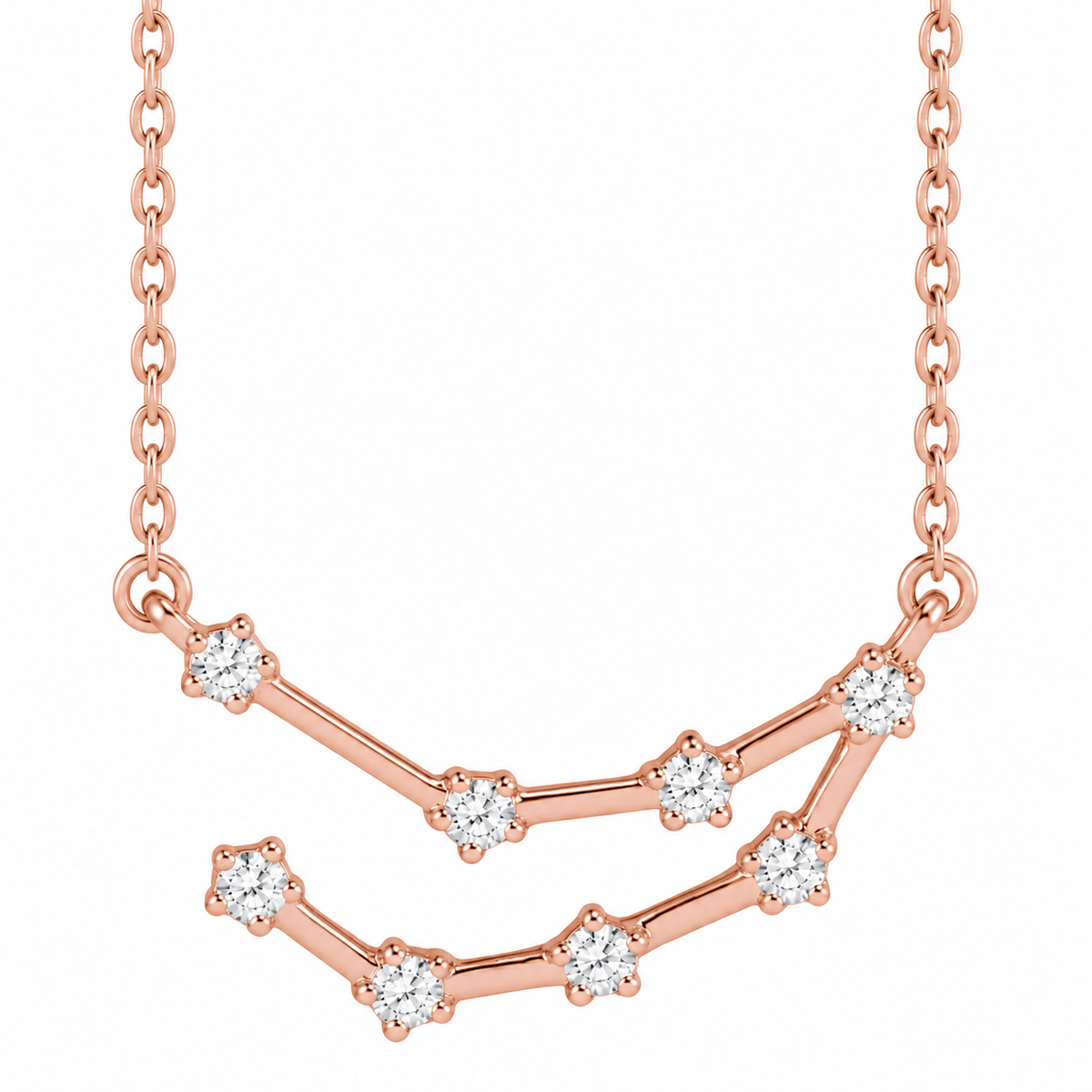 14K Diamond Constellation Necklace