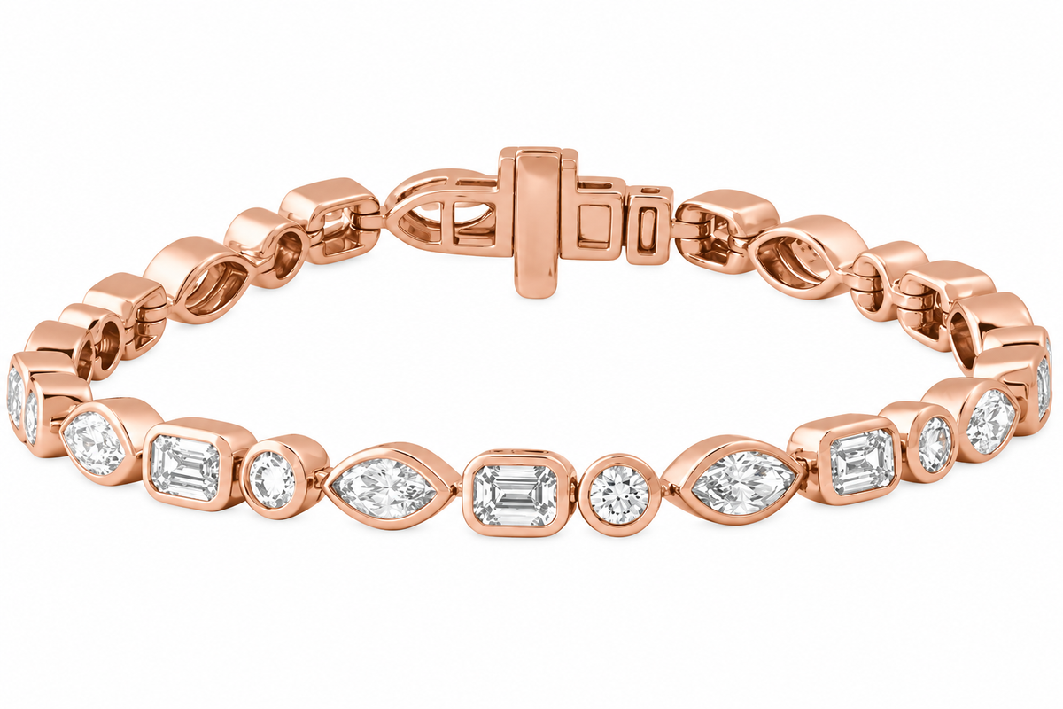 14K Dancing Diamond Bracelet