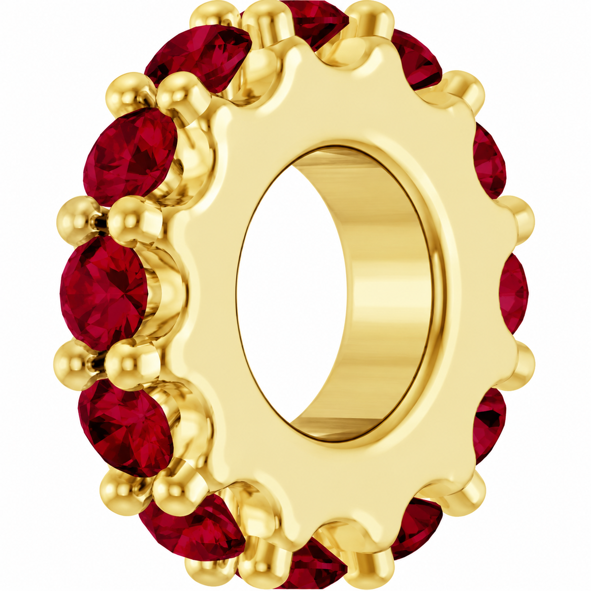 14K Stackable Birthstone Spacer Charm